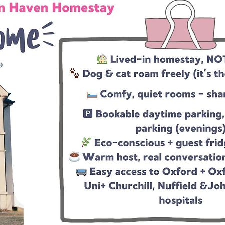 Headington Haven Homestay Оксфорд Екстер'єр фото