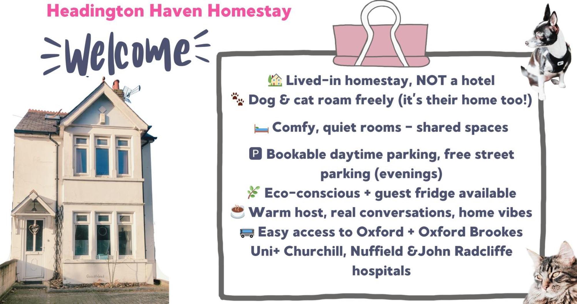 Headington Haven Homestay Оксфорд Екстер'єр фото