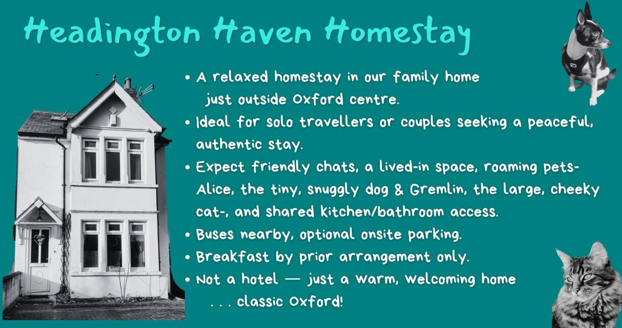 Headington Haven Homestay Оксфорд Екстер'єр фото